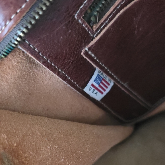 Leather And Cowhide Tote Bag Very Large - Picture 4 of 5